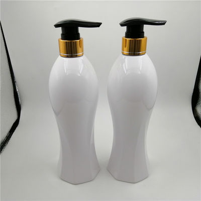 No botellas plásticas del dispensador del derramamiento 33/410 con la bomba, botella blanca de la bomba 500ml