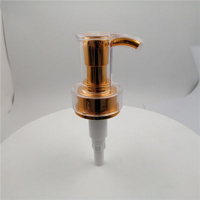 bomba del dispensador del champú 1.5ml/T de 33m m, bomba del dispensador del jabón del oro para el acondicionador de pelo