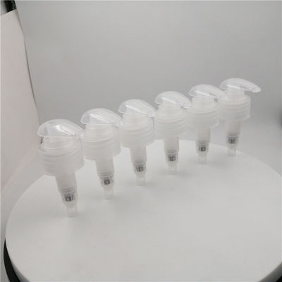 Bomba plástica transparente del dispensador del jabón líquido, bomba de la loción 28 410 para el acondicionador de pelo