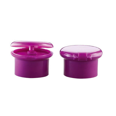 Diversa botella plástica Flip Top Cap Round Shape del cosmético 28m m del volumen