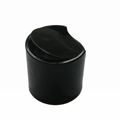 Tipo liso del SGS de la aprobación del color 28m m del disco del cierre negro cosmético del top