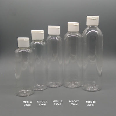 30ml 60ml 100ml Flip Top Plastic Bottles, botella plástica del ANIMAL DOMÉSTICO para los productos para el cuidado de la piel