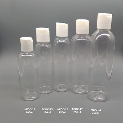 30ml 60ml 100ml Flip Top Plastic Bottles, botella plástica del ANIMAL DOMÉSTICO para los productos para el cuidado de la piel