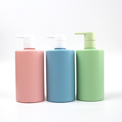 botellas plásticas vacías cosméticas de la botella de leche del cuerpo del lavado a mano de la botella del HDPE 500ml para el champú y el acondicionador