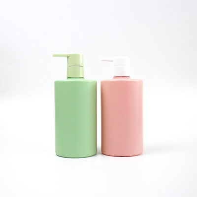 botellas plásticas vacías cosméticas de la botella de leche del cuerpo del lavado a mano de la botella del HDPE 500ml para el champú y el acondicionador