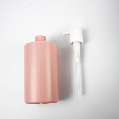 botellas plásticas vacías cosméticas de la botella de leche del cuerpo del lavado a mano de la botella del HDPE 500ml para el champú y el acondicionador