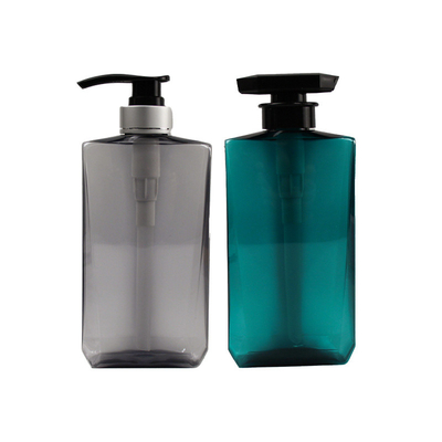 Impresión de la botella cuadrada vacía clara de la bomba de la loción del ANIMAL DOMÉSTICO 250ml para las botellas del champú y del acondicionador